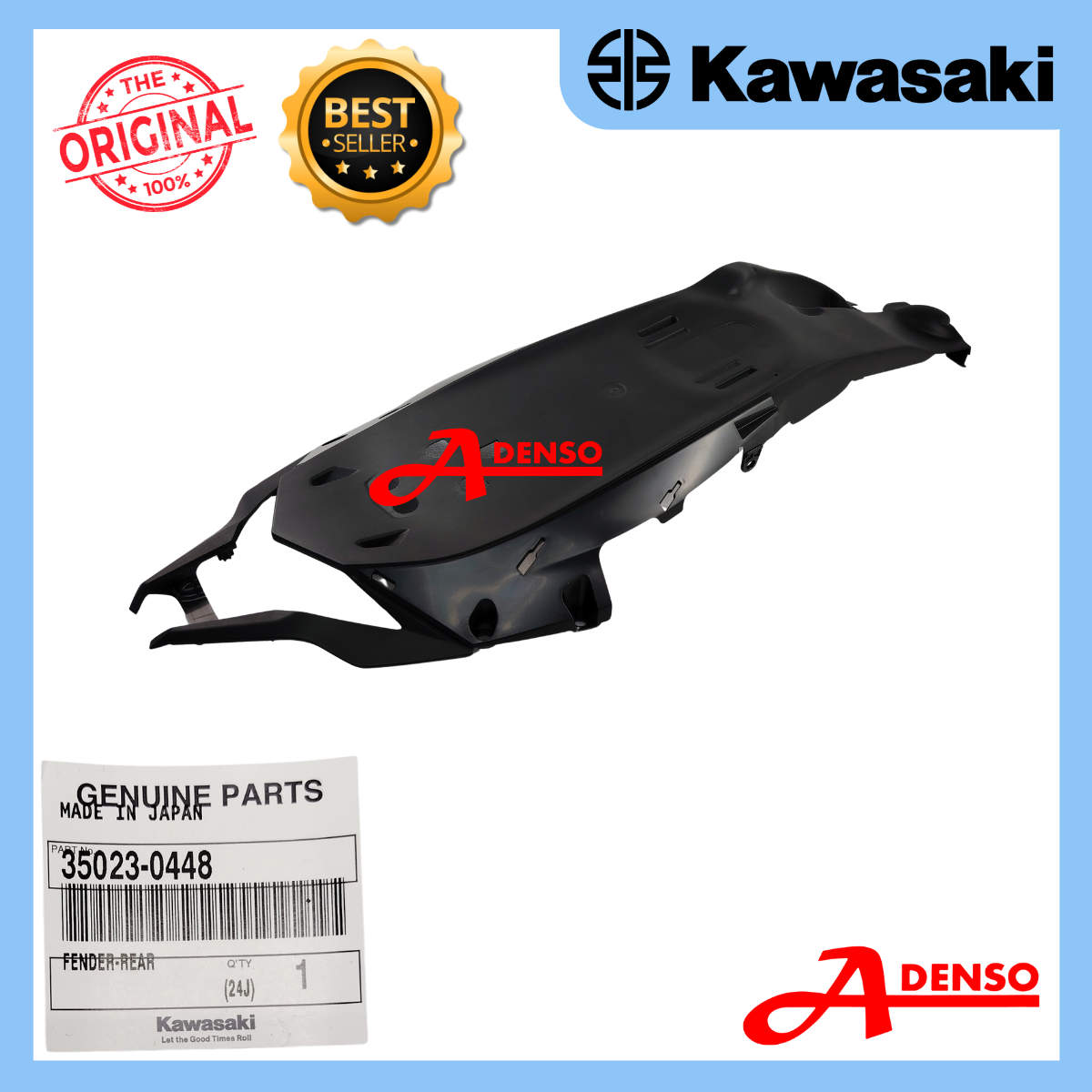 テンさん専用 ZX10R 2016-2020 REAR FENDER INNER MATT BLACK (KAWASAKI100%ORIGINAL