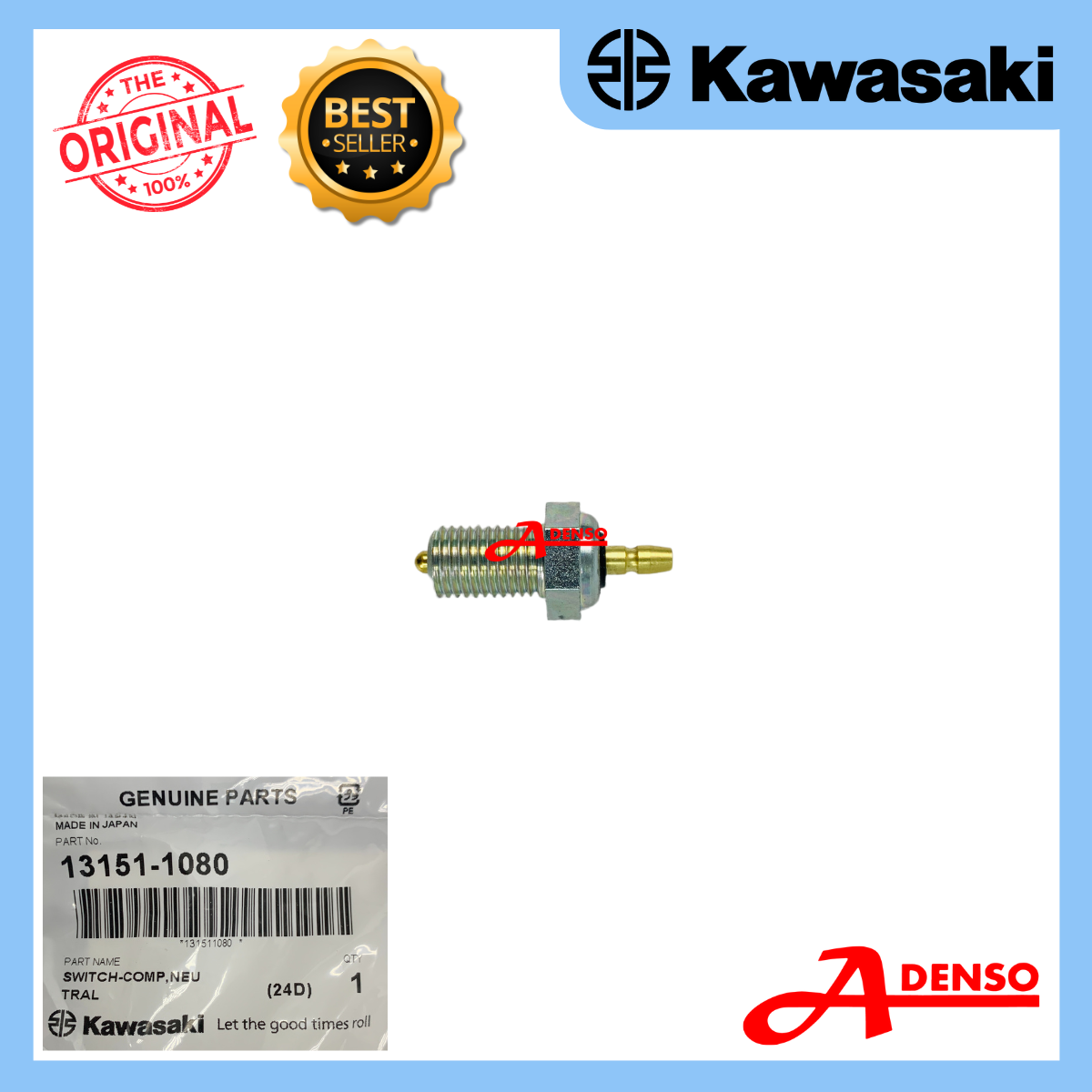 ZX150 RR150 SUPERKIPS SWITCH NEUTRAL , SUIS GEAR FREE